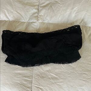 Free People Black Lace Bandeau